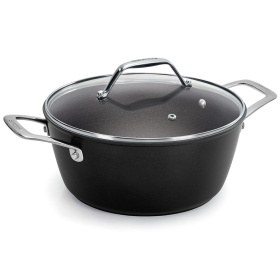 Кастрюля с крышкой Barazzoni Black Titan 85560202498