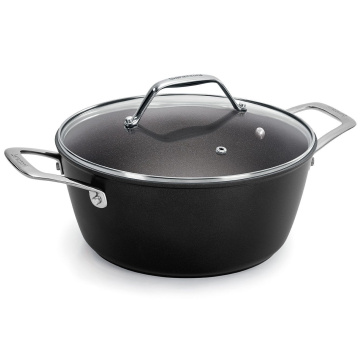 Кастрюля с крышкой Barazzoni Black Titan 85560202498