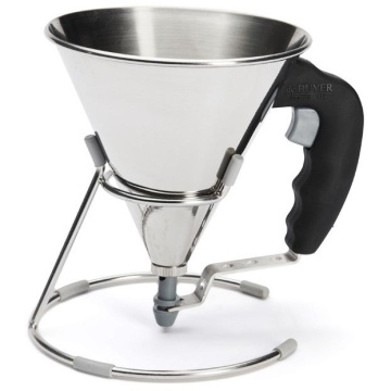 Воронка-дозатор De Buyer Kwik Piston Funnel with Stand Black Handle 3353.00