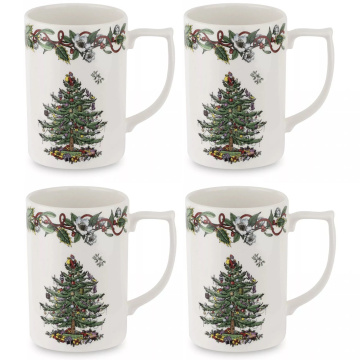 Набор кружек Spode Christmas Tree Set of 4 Teacups (арт. XTRO4882)