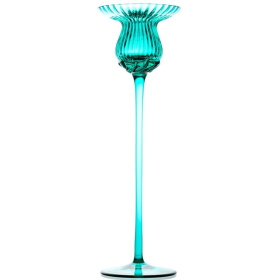 Подсвечник Anna Von Lipa Tulipan Candle Holder Turquoise AVL-720-15