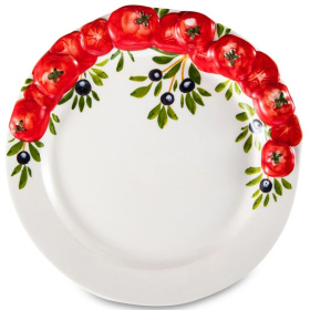Тарелка десертная Edelweiss Tomato & Olives Dessert Plate EDW-635P