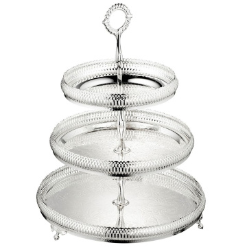 Блюдо трехъярусное Queen Anne 3 Tier Gallery Cake Stand (арт. 0/5793)