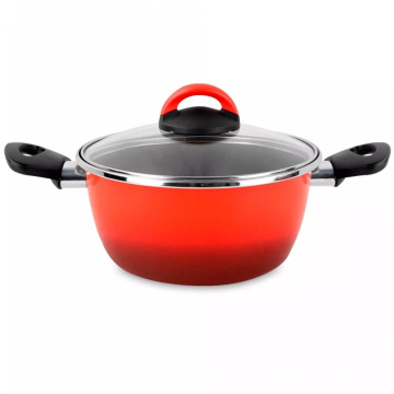 Кастрюля с крышкой Vitrinor Sfumatto Rosso Low Casserole (арт. 01108879)