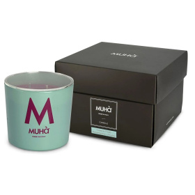 Ароматическая свеча Muhà Rosa Cuoio e Frutti Candela MCN004