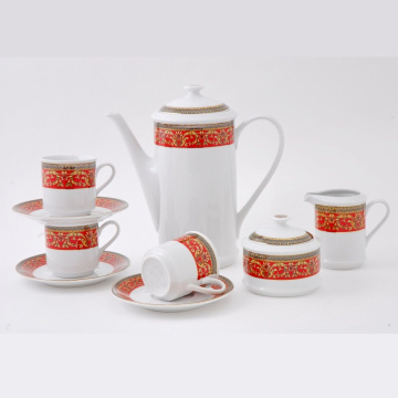 Кофейный сервиз Leander Sabina Červená Páska 02160714-0979