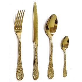 Набор столовых приборов Herdmar Betty Classy Mate Gold PVD Cutlery Set 1980000-mgl