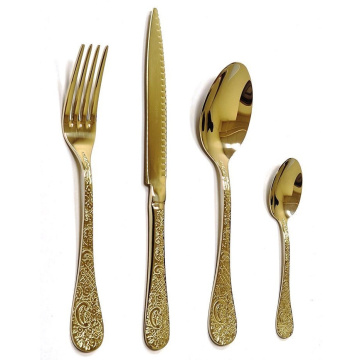 Набор столовых приборов Herdmar Betty Classy Mate Gold PVD Cutlery Set 1980000-mgl