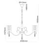 Люстра подвесная MW-Light Ellegia Hanging Chandelier 303012505. фото 4