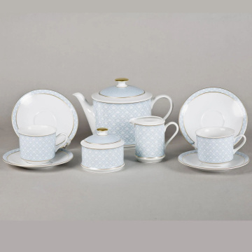 Чайный сервиз Leander Sabina Modré Pletení 02160725-243B