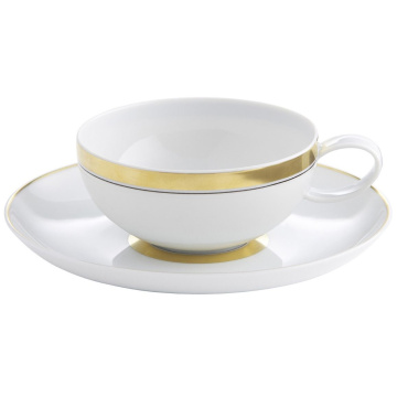 Чашка чайная с блюдцем Vista Alegre Domo Gold Tea Cup & Saucer (арт. 21100870)