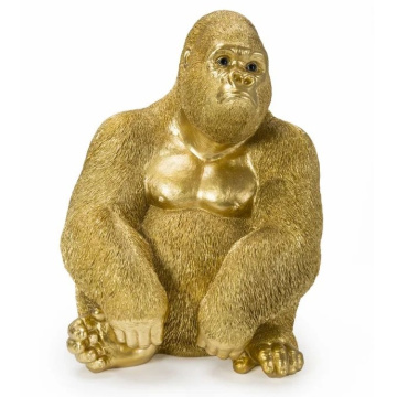 Фигурка KARE Deko Figur Monkey Gorilla Side Medium Gold 61446