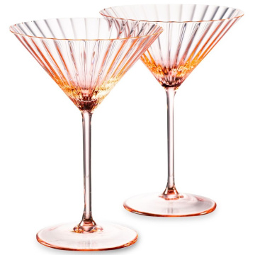 2 бокала для мартини Anna Von Lipa Lyon Martini Glass Rosa 210 мл (арт. AVL-660-50)