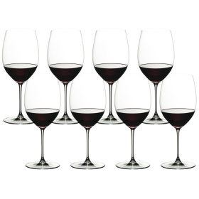 8 бокалов для красного вина RIEDEL Veritas Cabernet/Merlot Pay 6 Get 8 Set 7449/0