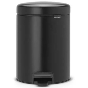 Ведро для мусора с педалью Brabantia NewIcon Pedal Bin Soft Closing Matt Black 112928