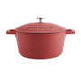 Кастрюля с крышкой KitchenCraft MasterClass Red Casserole Dish MCMCRD24RED. фото 2