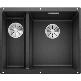 Кухонная мойка Blanco Subline 340/160-U Silgranit InFino Anthracite 523558