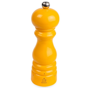 Мельница для перца Peugeot Paris u'Select Manual Wooden Pepper Mill Saffron Yellow Gloss 43551