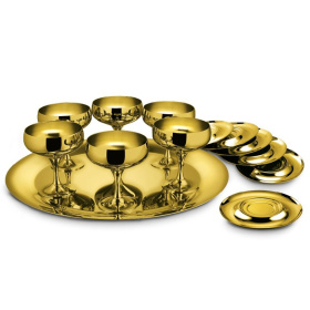 Набор для шампанского Zepter Baron Gold Plated Champagne Set LS-160-A-GP