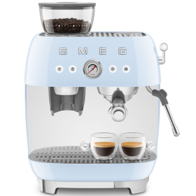 Кофеварка рожковая Smeg Macchina da Caffè Espresso Manuale 50's Style Azzurro EGF03PBEU