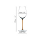 Бокал для шампанского RIEDEL Fatto A Mano Champagne Wine Glass Orange Single Pack 4900/28O. фото 5