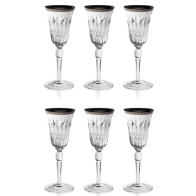 6 хрустальных рюмок для водки Avdeev Crystal Коллекция "Барселона" С599/6п