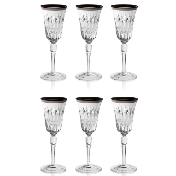 6 хрустальных рюмок для водки Avdeev Crystal Коллекция &quot;Барселона&quot; С599/6п