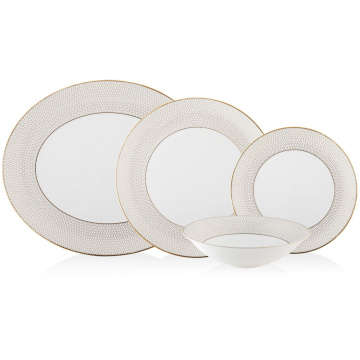 Обеденный сервиз Wedgwood Gio Gold Dinner Set (арт. 40007539-Dinner set 6/19)