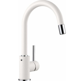 Кухонный смеситель Blanco Mida-S Silgranit-Look White 521457