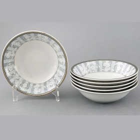 Набор из 6 салатников Leander Sabina Šedý Ornament 02161411-1013