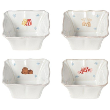 Набор из 4 чаш Casafina The Nutcracker Ramekins Set TNS02-WHI