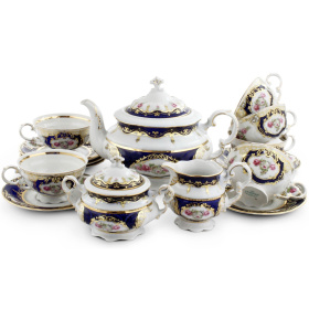 Чайный сервиз Leander Sonata Kobalt + Malé Květy 07160725-0440