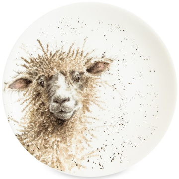 Тарелка десертная Royal Worcester Wrendale Designs Sheep Coupe Side Plate WN4093-XW-Sheep