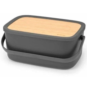 Хлебница Brabantia Nic Bread Bin Dark Gray 128264