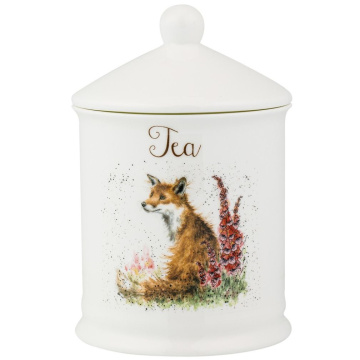 Банка для чая Royal Worcester Wrendale Designs Fox Tea Canister (арт. WNT3996-XW)