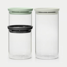 Набор банок Brabantia Stackable Jars Set Mixed 100550