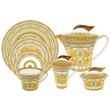 Чайный сервиз Royal Crown Tiara (арт. 40TS-673W)