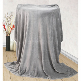 Плед GF Ferrari Flanella Plaid Grigio FER/440864