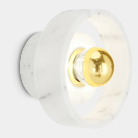 Настенный светильник Tom Dixon Stone Wall Light Polished Marble STP03WEU