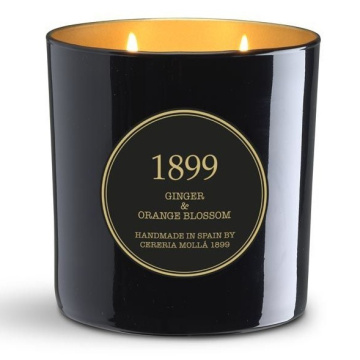 Ароматическая свеча Cerería Mollá 1899 Gold Edition Ginger & Orange Blossom XL Scented Candle 6671
