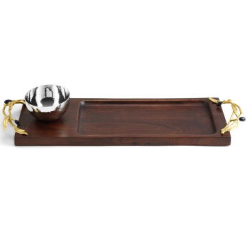 Поднос для закусок Michael Aram Olive Branch Dipping Board 112473