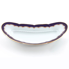 Блюдо-лимонница Leander Sonata Kobaltový Ornament 07114913-1357
