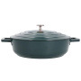Сотейник KitchenCraft MasterClass Hunter Green Shallow Casserole Dish MCMSCRD28GRN. фото 1