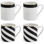 4 кружки KitchenCraft Mikasa Luxe Deco Mugs Set MKLDMUGPK4. фото 1