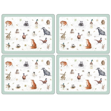 Набор плейсматов Pimpernel Wrendale Designs Set of 4 Large Placemats (арт. X0010648739)