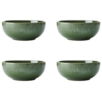 4 порционных салатника KitchenCraft Mikasa Jardin Green Cereal Bowls Set (арт. MKJDBOWLPK4)