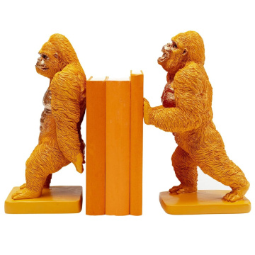 Набор держателей для книг KARE Buchstütze Gorilla Orange Set 52301