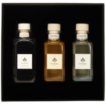 Подарочный арома-набор Chiara Firenze Nero di bacco / Venere / Ostro Gift Set 3X100/NERONEW