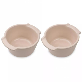 2 формы для запекания Peugeot Appolia Duo de ramequins en céramique écru 61869