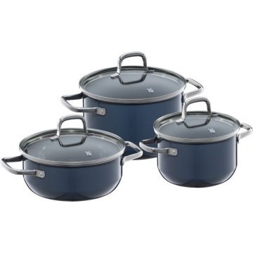 Набор кастрюль WMF Fusiontec Essential Cookware Set 3pcs. Blueberry 3201112859